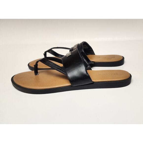 Kenneth Cole Reaction Scroll Cross Woman’s Slip-on Flat Sandal Shoes Size US 9 - Picture 6 of 8